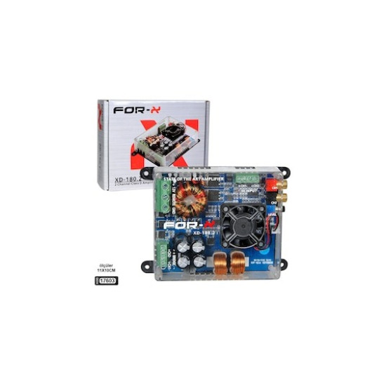 For-x XD-180.2  2 Kanal 2 x 180 W Amplifikatör