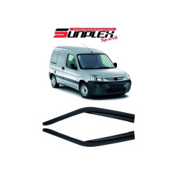 Sunplex CITROËN BERLINGO 1 Cam Rüzgarlığı (Mugen) 2 Parça ( MINI VAN ) 2002-2008