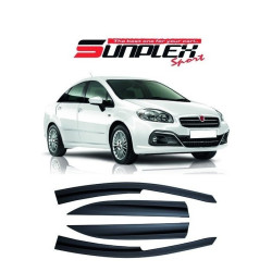 Sunplex FIAT LINEA Cam Rüzgarlığı (Mugen) 4 Parça ( SD ) 2006-2015