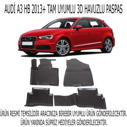 Audi A3 Hb2012+ 3d Havuzlu Paspas 1. Kalite Kokusuz (hediyeli)