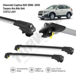 Chevrolet Captiva Uyumlu  Suv 2006-2018 Portbagaj Ara Atkı Seti - Turtle Air1