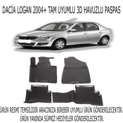 Dacia Logan 2004-2012 3d Havuzlu Paspas 1. Kalite Kokusuz (hediyeli)