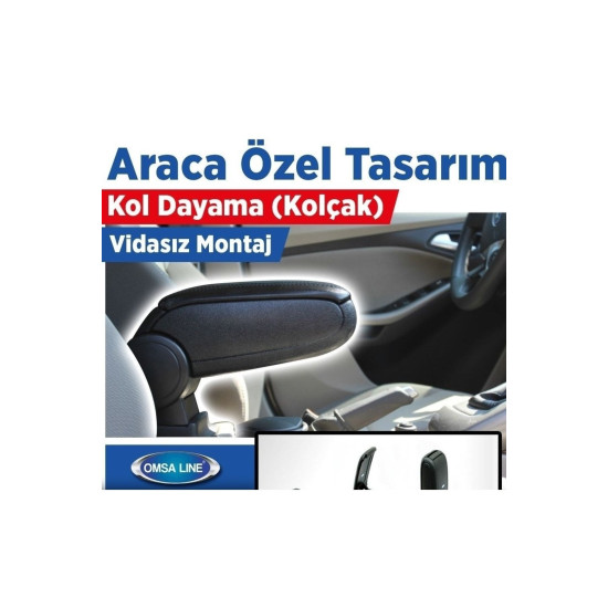 Dacia Sandero Kol Dayama Sürgülü Siyah Sürgülü 2008-2012 Arası