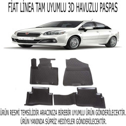 Fiat Linea 2007+ 3d Havuzlu Paspas 1. Kalite Kokusuz (hediyeli)