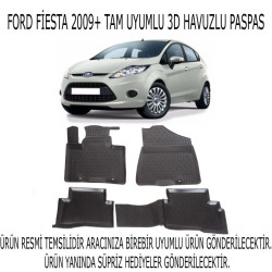 Ford Fiesta 2009-2017 3d Havuzlu Paspas 1. Kalite Kokusuz (hediyeli)