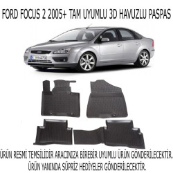 Ford Focus 2 2005-2010 3d Havuzlu Paspas 1. Kalite Kokusuz (hediyeli)