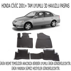 Honda Civic 2001-2005 3d Havuzlu Paspas 1. Kalite Kokusuz (hediyeli)