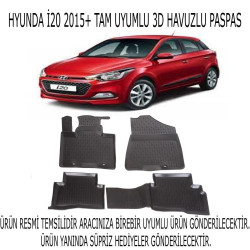 Hyundai I20 2015+ 3d Havuzlu Paspas 1. Kalite Kokusuz (hediyeli)