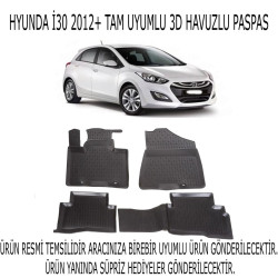 Hyundai I30 2012-2017 3d Havuzlu Paspas 1. Kalite Kokusuz (hediyeli)