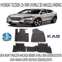 Hyundai Tucson 2015+ 3d Havuzlu Paspas 1. Kalite Kokusuz (hediyeli)