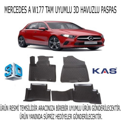 Mercedes A W177 3d Havuzlu Paspas 1. Kalite Kokusuz (hediyeli)