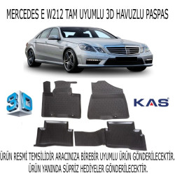 Mercedes E (w212) 2009-2016 3d Havuzlu Paspas 1. Kalite Kokusuz (hediyeli)