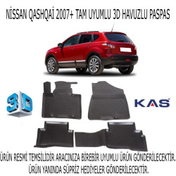 Nissan Qashqai 2007-2013 3d Havuzlu Paspas 1. Kalite Kokusuz (hediyeli)