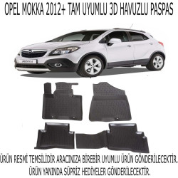 Opel Mokka 2012+ 3d Havuzlu Paspas 1. Kalite Kokusuz (hediyeli)