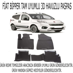 Peugeot Bipper 2008+ 3d Havuzlu Paspas 1. Kalite Kokusuz (hediyeli)