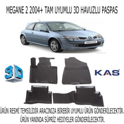 Renault Megane 2 2004-2009 3d Havuzlu Paspas 1. Kalite Kokusuz (hediyeli)