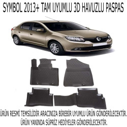 Renault Symbol 2013+ 3d Havuzlu Paspas 1. Kalite Kokusuz (hediyeli)