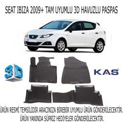 Seat Ibıza 2009-2017 3d Havuzlu Paspas 1. Kalite Kokusuz (hediyeli)