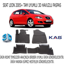 Seat Leon 2005-2012 3d Havuzlu Paspas 1. Kalite Kokusuz (hediyeli)