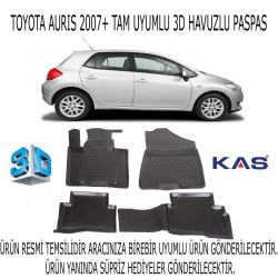 Toyota Aurıs 2007-2013 3d Havuzlu Paspas 1. Kalite Kokusuz (hediyeli)