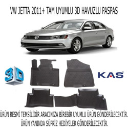 Vw Jetta 2011+ 3d Havuzlu Paspas 1. Kalite Kokusuz (hediyeli)