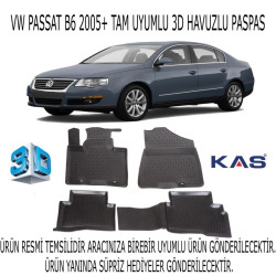 Vw Passat B6 2005-2010 3d Havuzlu Paspas 1. Kalite Kokusuz (hediyeli)