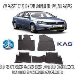 Vw Passat B7 2011-2014 3d Havuzlu Paspas 1. Kalite Kokusuz (hediyeli)