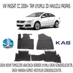 Vw Passat Cc 2008+ 3d Havuzlu Paspas 1. Kalite Kokusuz (hediyeli)