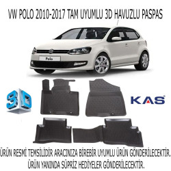 Vw Polo 2010-2017 3d Havuzlu Paspas 1. Kalite Kokusuz (hediyeli)