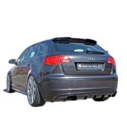 Audi A3 HB Spoiler 2008-2012 (Plastik) Boyasız