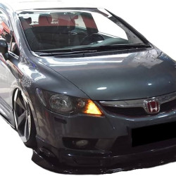 Honda Civic Fd6 RR 3 Parça Ön Lip (Plastik)