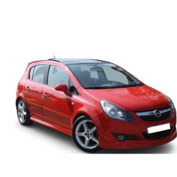 Opel Corsa D Yan Marşpiyel (Plastik)