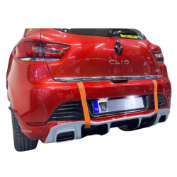 Renault Clio 4 RS Egzoz Görünümlü Difüzör (Plastik)