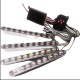 Led Lamba 4x9 ledli panjur içi çakar lamba Sarı 12V