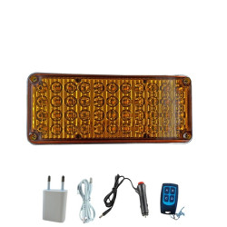 Tepe çakar lamba 44led amber kumandalı / LAPA119-1