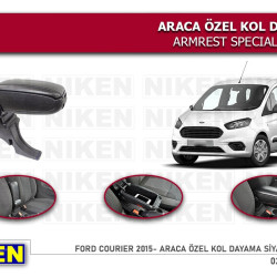 FORD COURIER 2015- ARACA ÖZEL KOL DAYAMA SİYAH