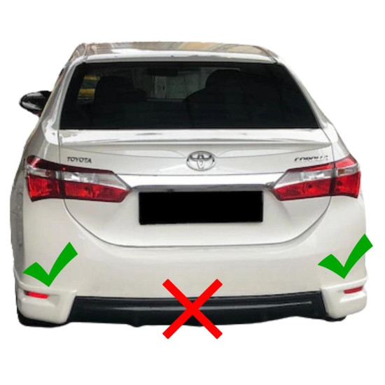 Toyota Corolla Arka Flap Sağ Sol (Plastik)